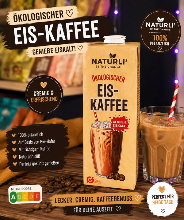 Naturli’ Økologisk Is-Kaffee (Bio Eiskaffee auf Haferbasis)