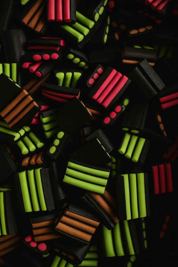 🇸🇪 Malaco Fruchtlakritz-Streifen – bunte Vielfalt aus Schweden 🖤🍉🍏🍫
