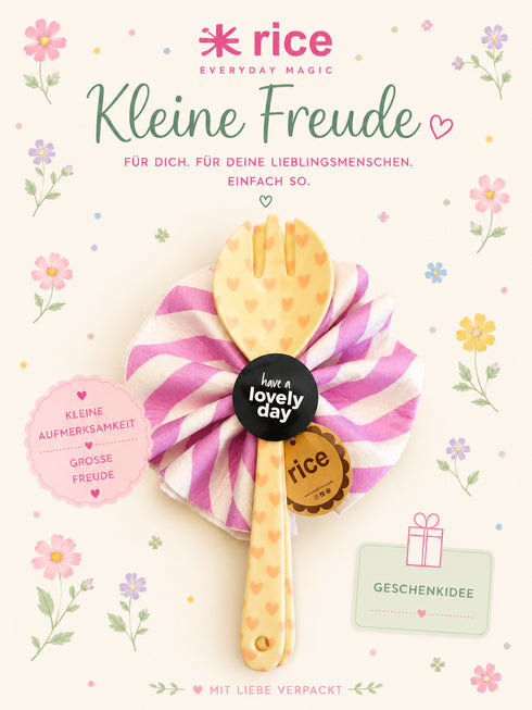 Rice Melamin-Salatbesteck Geschenkset 🥗💛