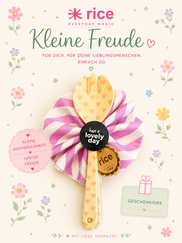 Rice Melamin-Salatbesteck Geschenkset 🥗💛