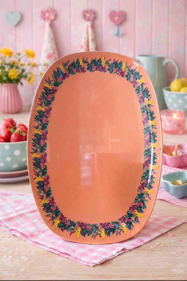 🇩🇰 Rice Platte – Blume Kranz Design | Danish Design