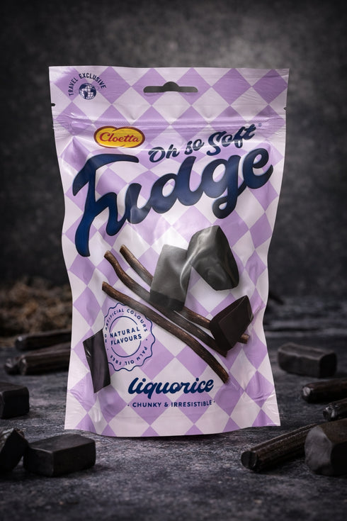 Cloetta Oh So Soft Fudge – Liquorice (180 g)