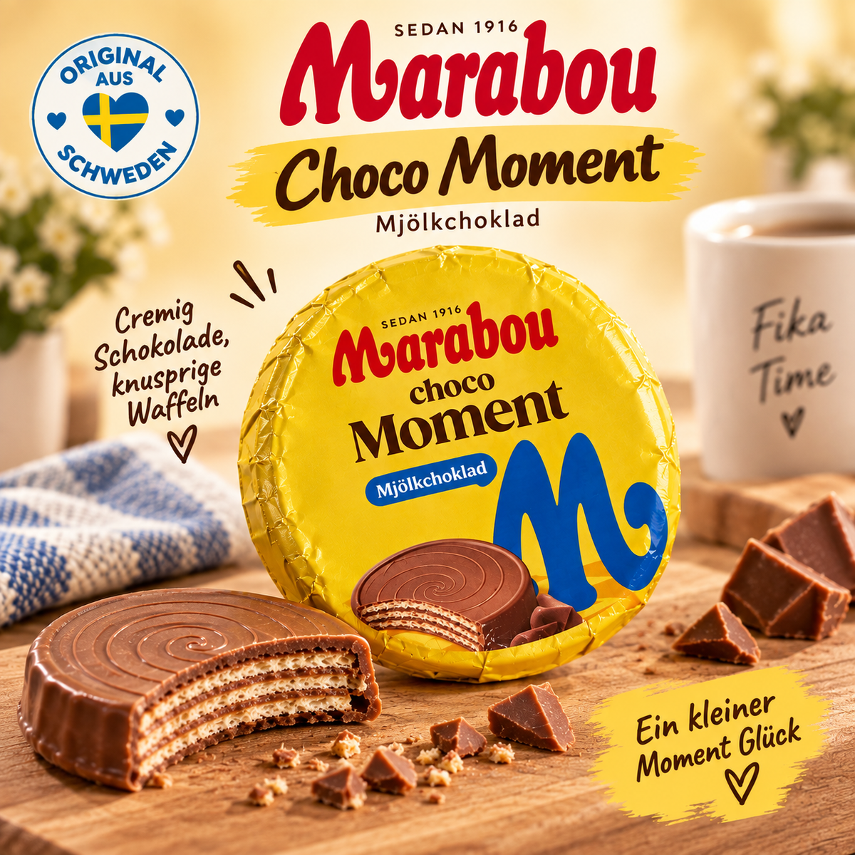 🇸🇪 Marabou Choco Moment Mjölkchoklad