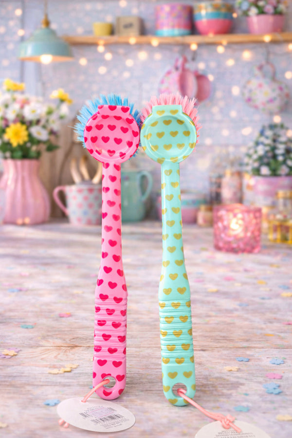 🇩🇰 RICE Denmark Spülbürste – Heart Edition