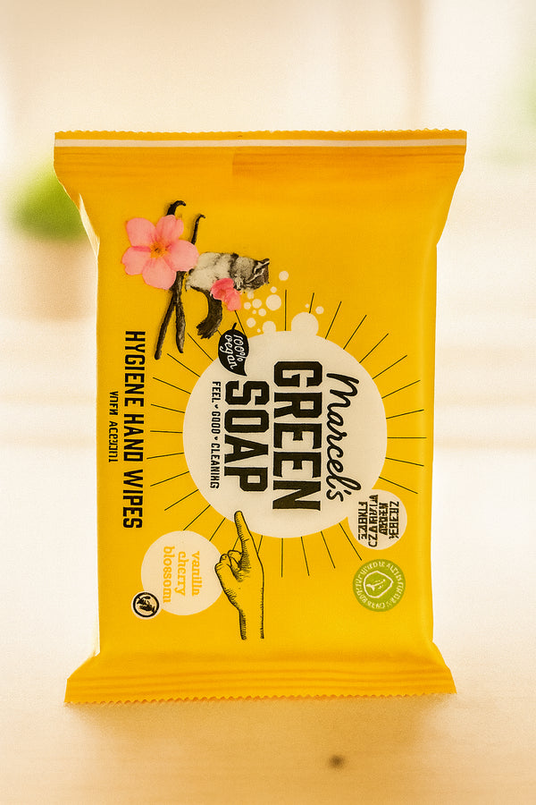 Marcel’s Green Soap – Hygienic Hand Wipes Vanilla Cherry Blossom
