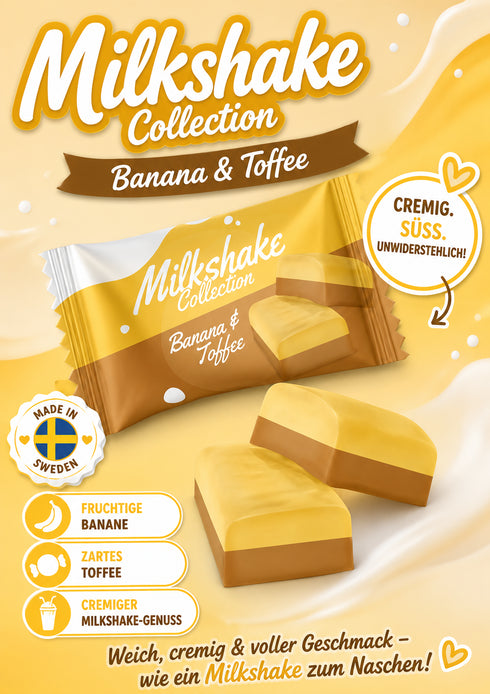 🍌 Milkshake Collection Banana & Toffee