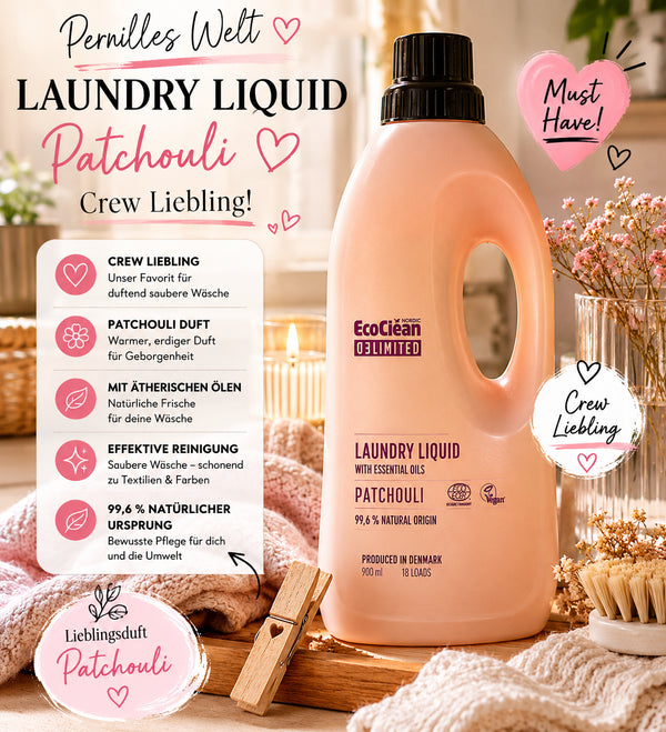 🌸 EcoClean Unlimited Laundry Liquid Patchouli
