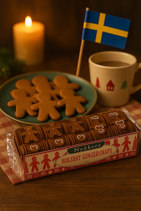 🇸🇪 Schwedische Holiday Gingersnaps – 370 g