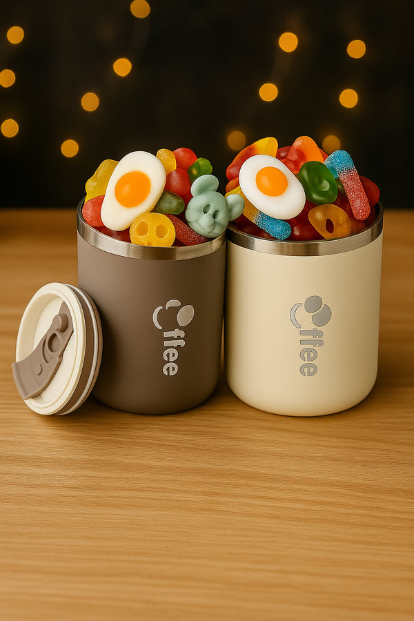 Naschi-Becher „Coffee Edition“ – gefüllt mit 300 g Süßigkeiten