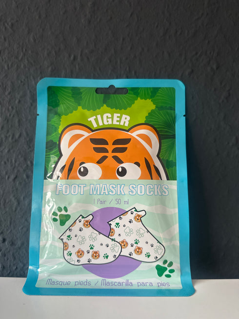🐯 TIGER Foot Mask Socks – 1 Paar (50 ml)