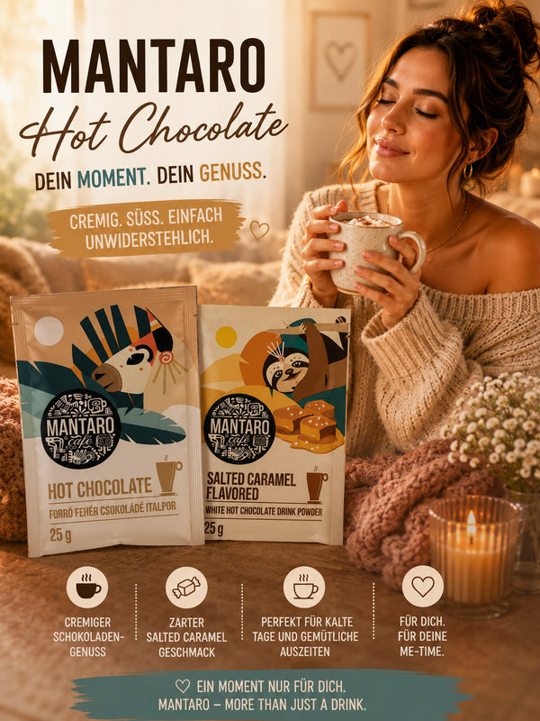 Mantaro Café Heiße Schokolade & Salted Caramel White Hot Chocolate ☕🍫