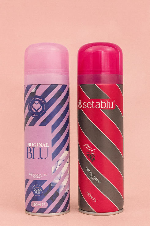 SETABLU Damen-Deo-Duo – Original Blu & Pink Tattoo