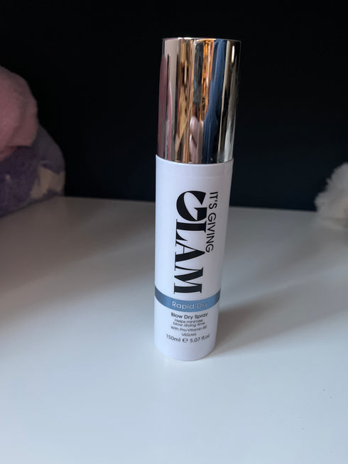 It’s giving Glam Blow dry spray