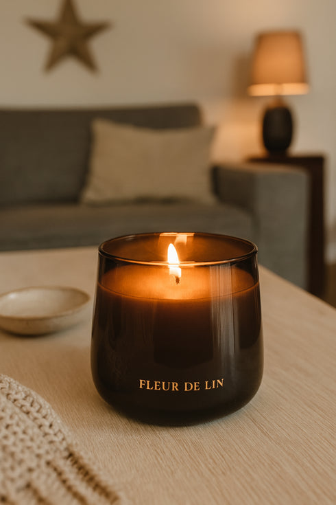 🌾 Duftkerze „Fleur de Lin“ – by ATMOSPHERA