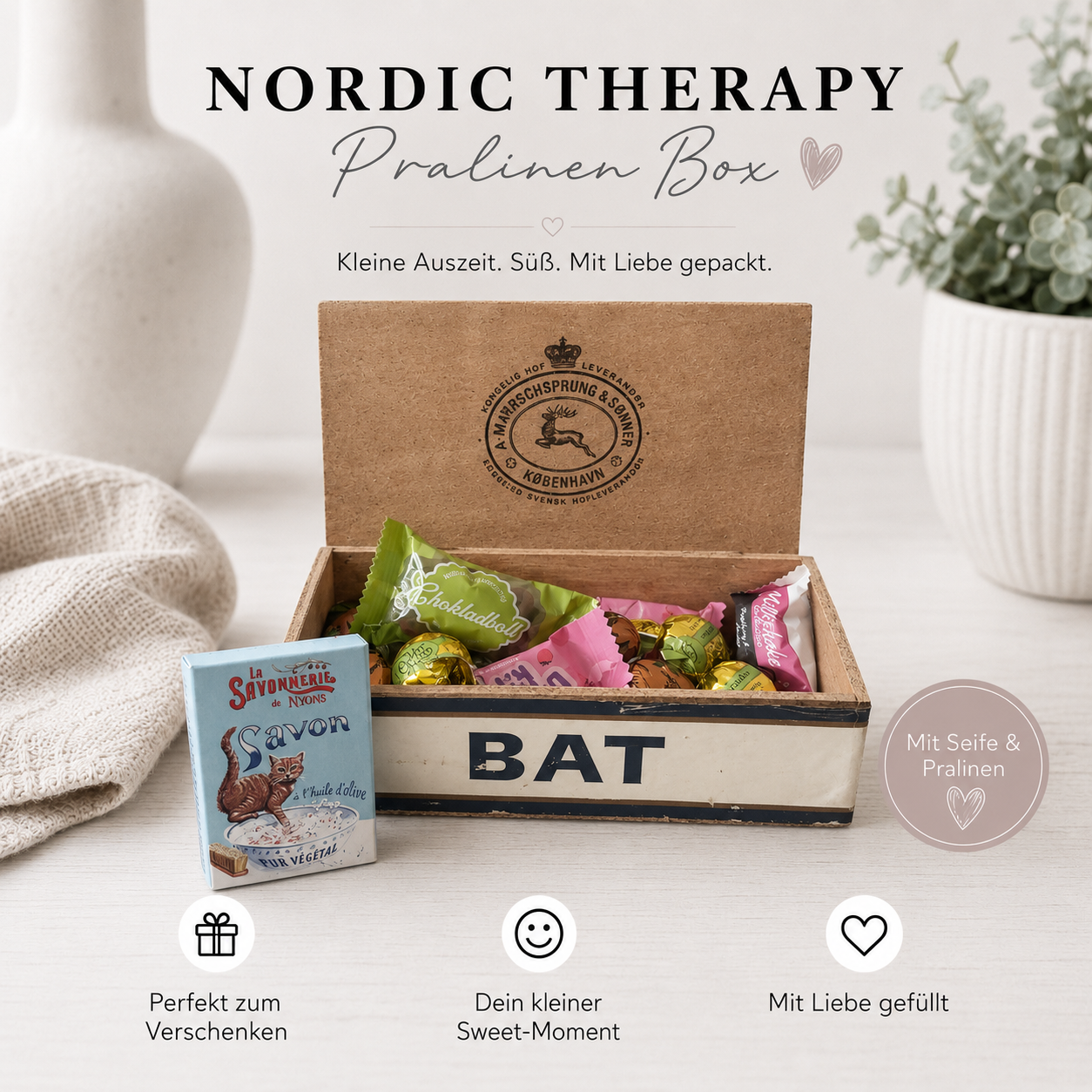 NORDIC THERAPY – Pralinen Box 🤍 weiss