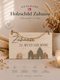 🇩🇰 Holzschild “Zuhause ist, wo die Liebe wohnt”