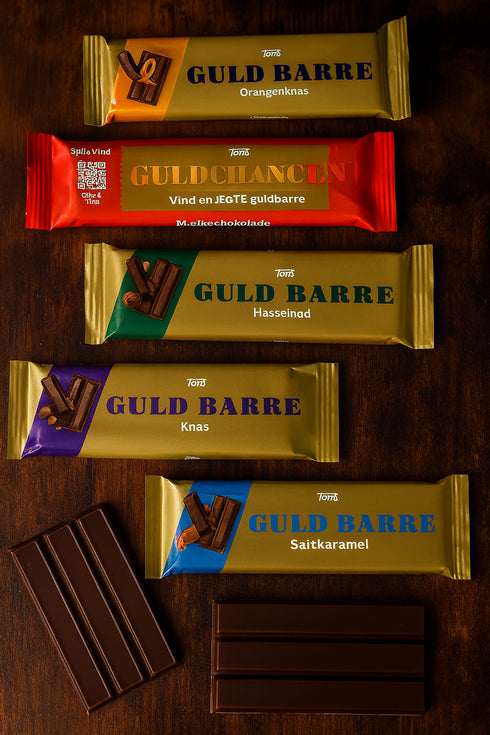 🇩🇰 Guld Barre – dänische Kult-Schokolade von Toms