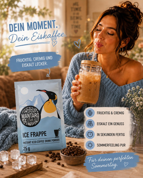 🧊 Mantaro Ice Frappe – Instant Eiskaffee