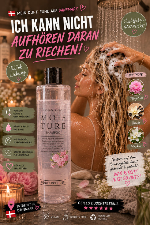 Fiona & Friends Moisturizing Shampoo (250 ml) Rosa