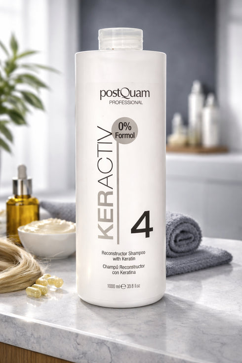 🧴 PostQuam PROFESSIONAL – KERACTIV 4 Reconstructor Shampoo (1000 ml)