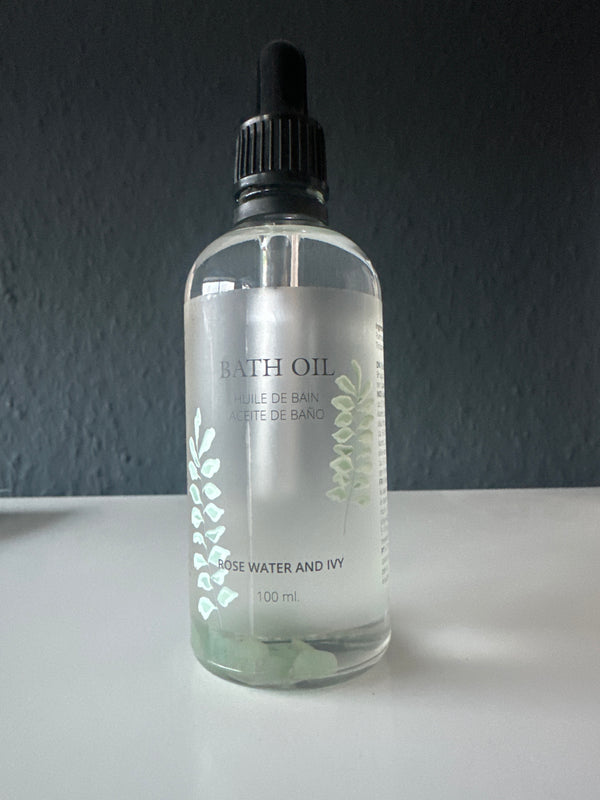 🌿 Bath Oil – Rose Water & Ivy (100 ml)