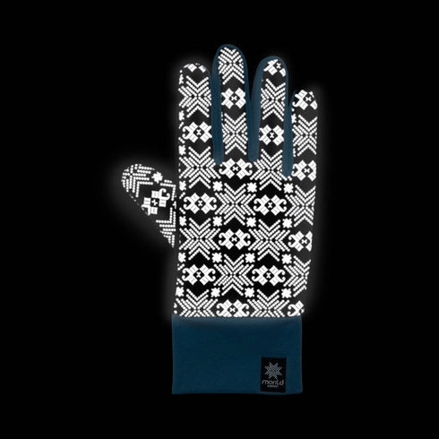 Handschuhe Aktiv Lue Norway Norge Blau Reflektiert