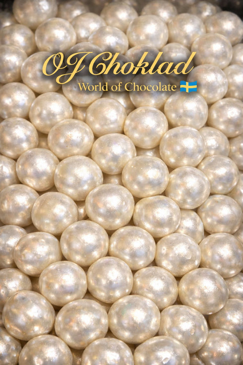 🇸🇪 OJ Choklad – Lakritz-Perlen mit weißer Schokolade