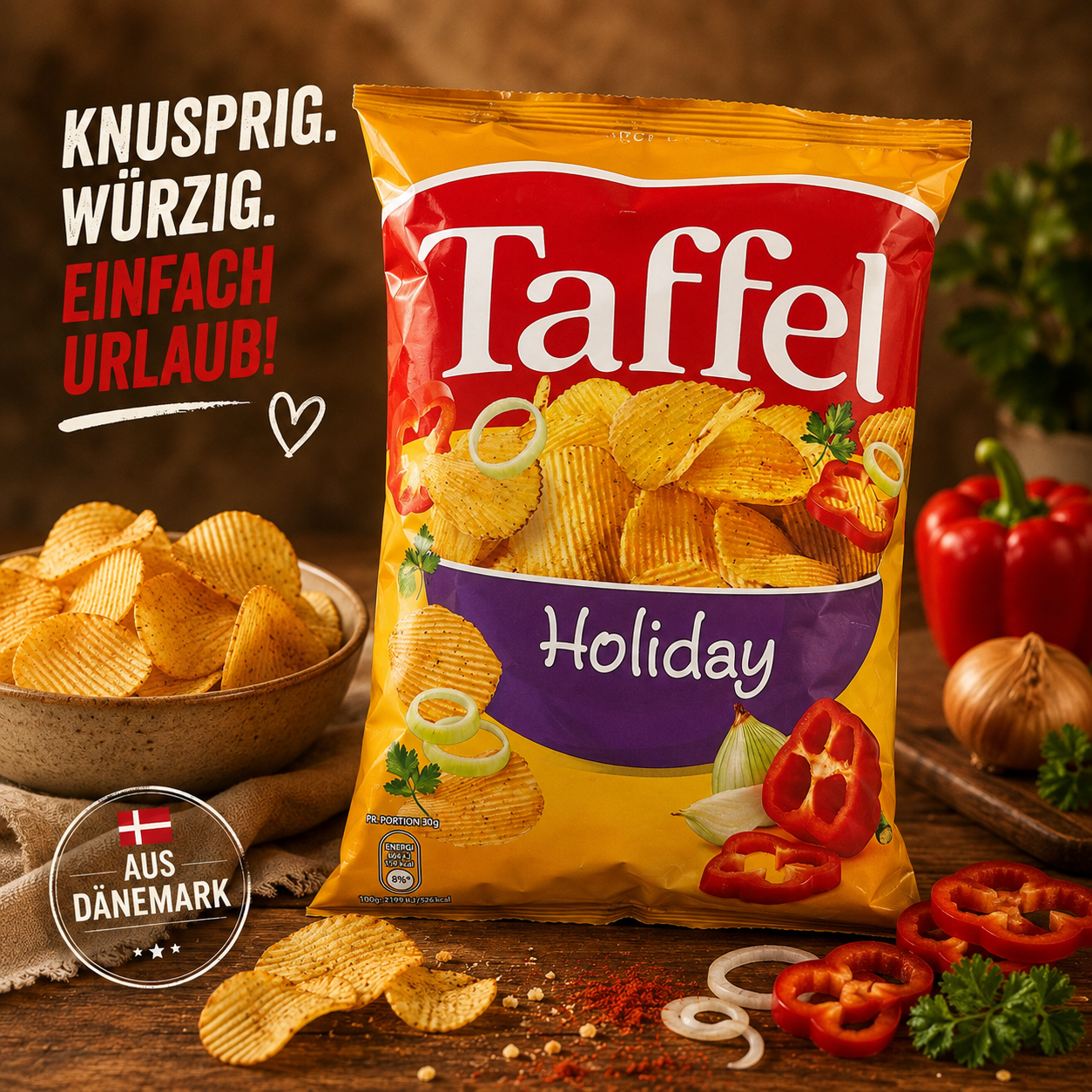 🇩🇰 🇩🇰 Taffel Holiday Chips 175 g