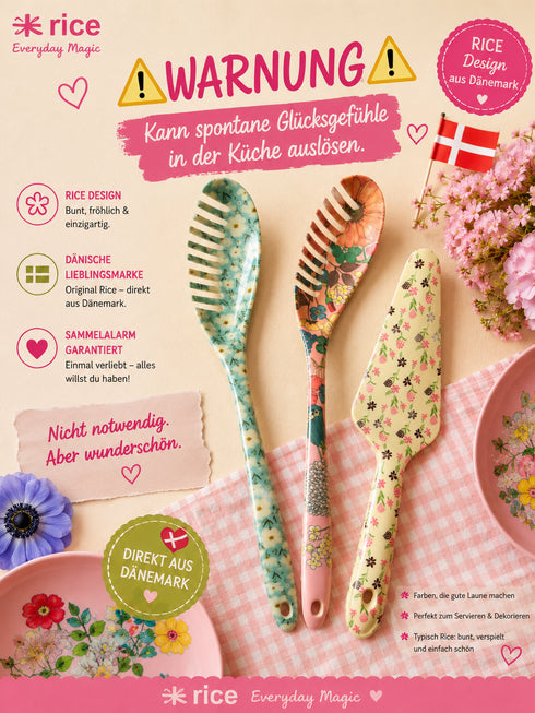 🌸 Rice Küchenhelfer Set – Dänisches Design für deine Lieblingsküche 🇩🇰