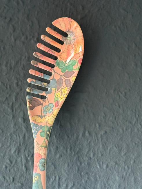 🇩🇰 Rice Pasta Löffel - Blume pink