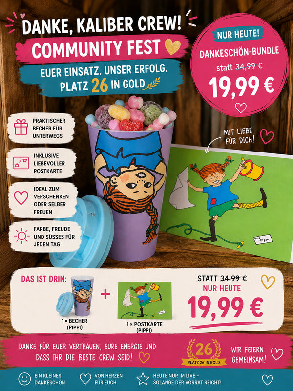 💜 Pippi Candy-Becher Set