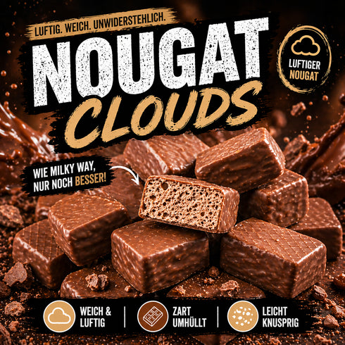 Panda Choclat Nougat – luftige Schoko-Nougat Bites