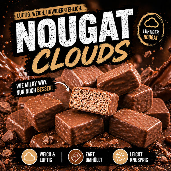 Panda Choclat Nougat – luftige Schoko-Nougat Bites