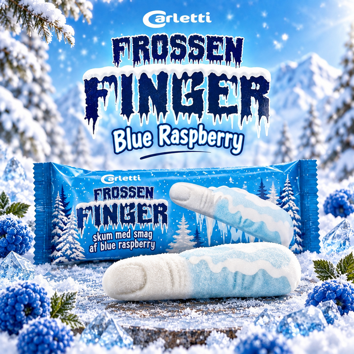 Carletti Frossen Finger – Blue Raspberry