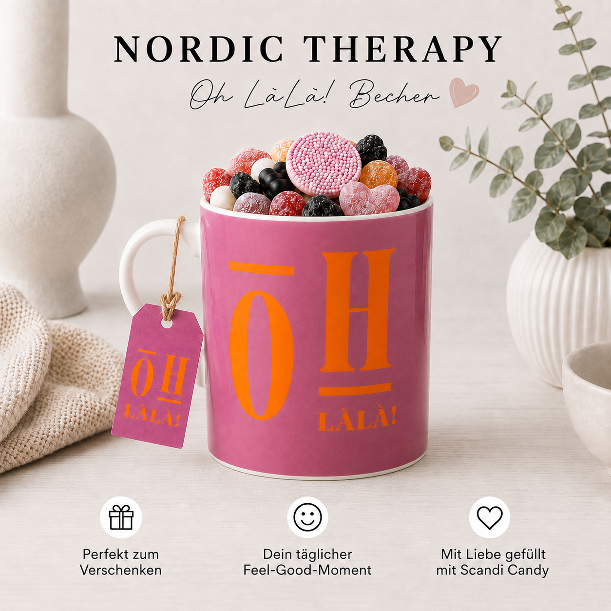 NORDIC THERAPY Candy Becher 🍬🩷🧡
Oh LäLä! oder Du. Ich. Passt.