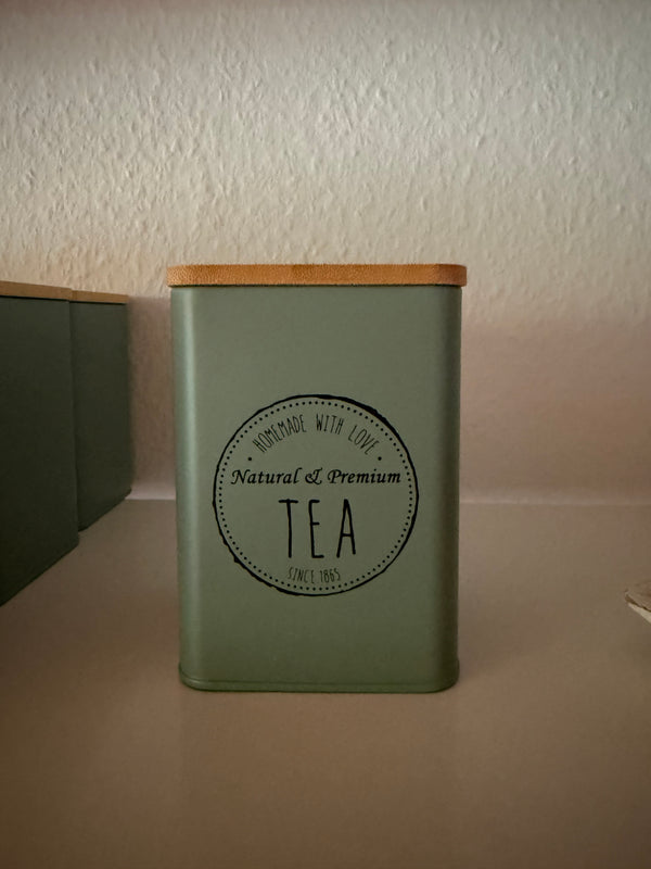 🪴 Vintage-Dose
Tea
mit Kaliber-Naschi-Füllung (200g)