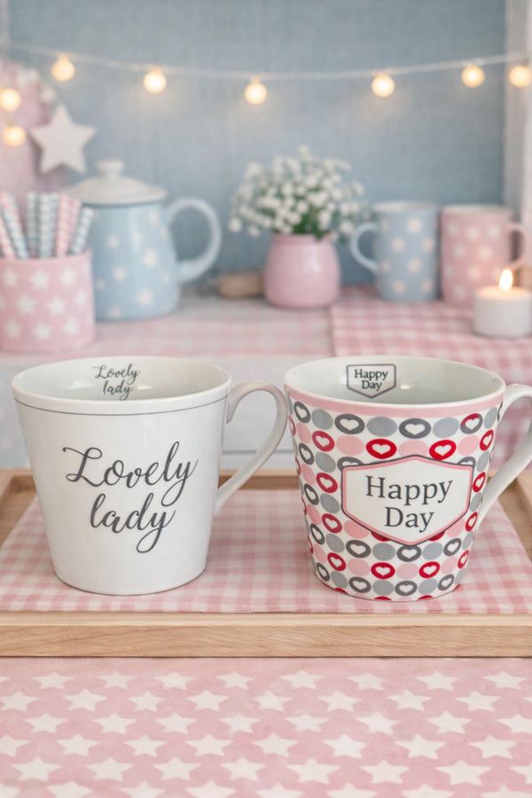 🇩🇰 Krassilnikoff Happy Mug – Design wählbar