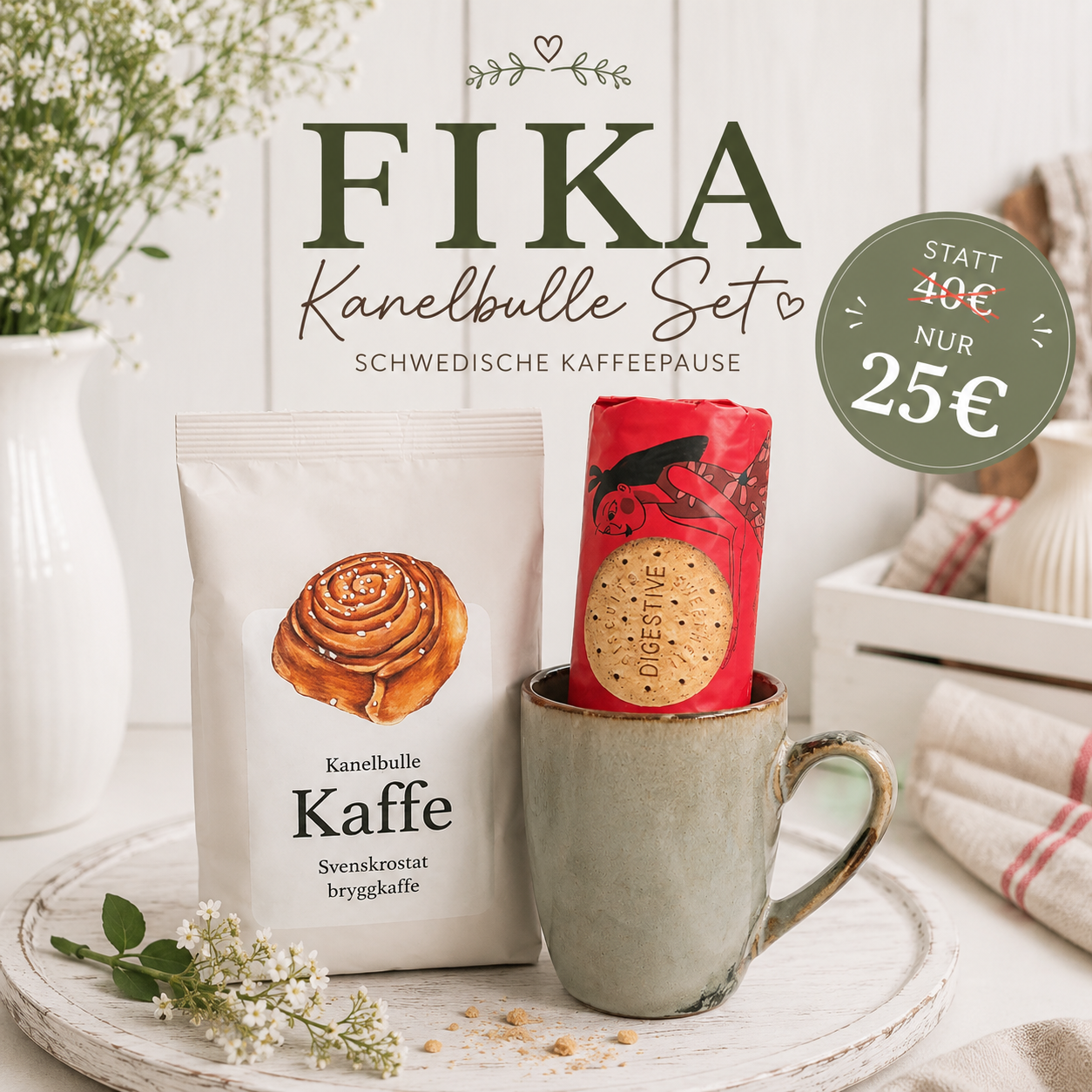 🇸🇪 FIKA KANELBULLE SET ☕🤎