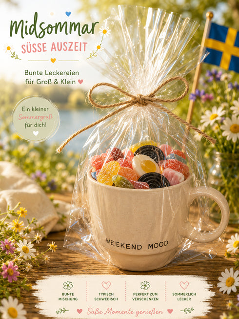 🌼 Tica Becher mit Candyfüllung | Skandinavisches Design
