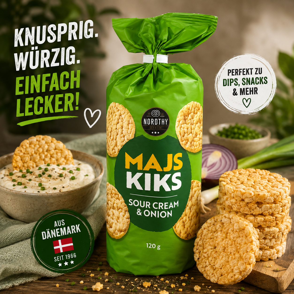 🇩🇰 NORDTHY MAJS KIKS SOUR CREAM & ONION