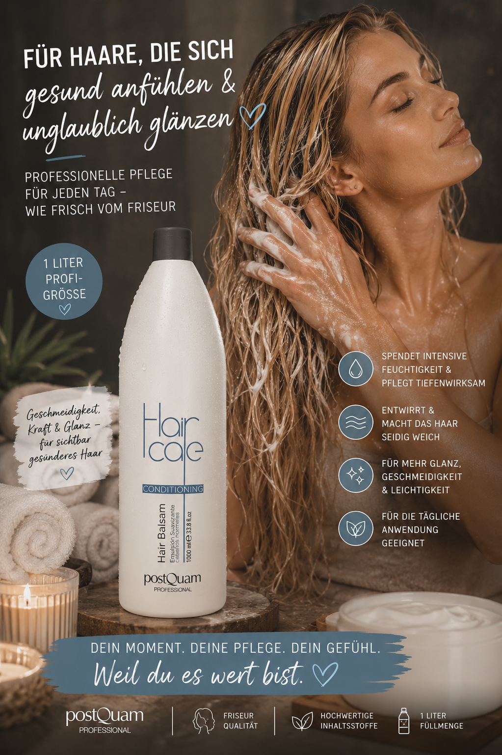 PostQuam Hair Care Conditioning Hair Balsam 1000 ml