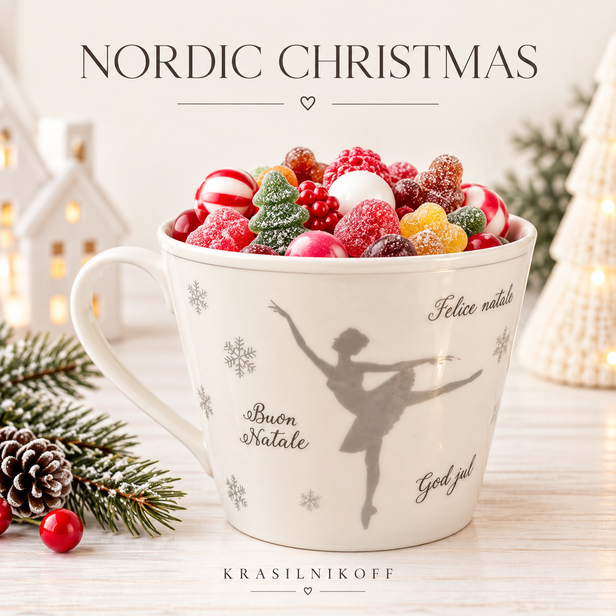 Zuckerfee– Krasilnikoff Becher mit 200 g Candy
