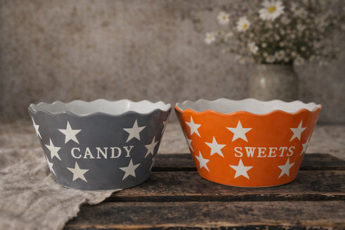 🇩🇰 Krasilnikoff bowls sweet orange & candy Grau