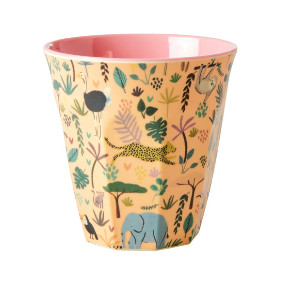 🇩🇰 Rice Becher Medium Djungel rosa