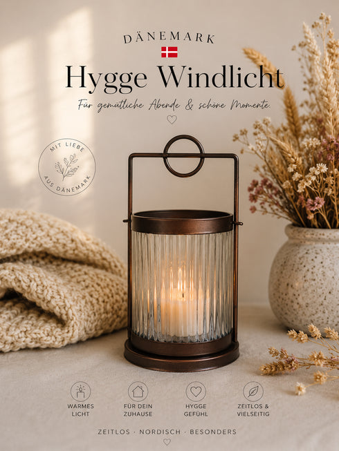 🇩🇰 Hygge Windlicht “Abendzauber”