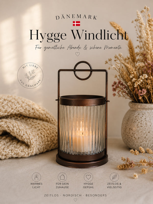 🇩🇰 Hygge Windlicht “Abendzauber”