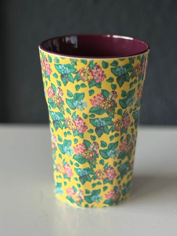 🇩🇰 Rice Latte-Becher Blume Gelb