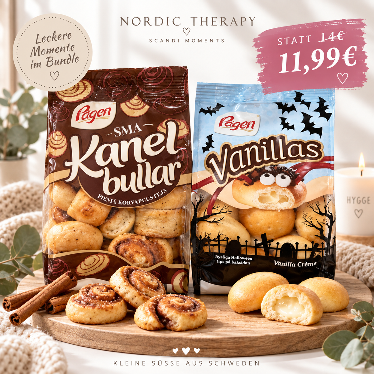 🇸🇪 Pågen Kanelbullar & Vanillas Bundle