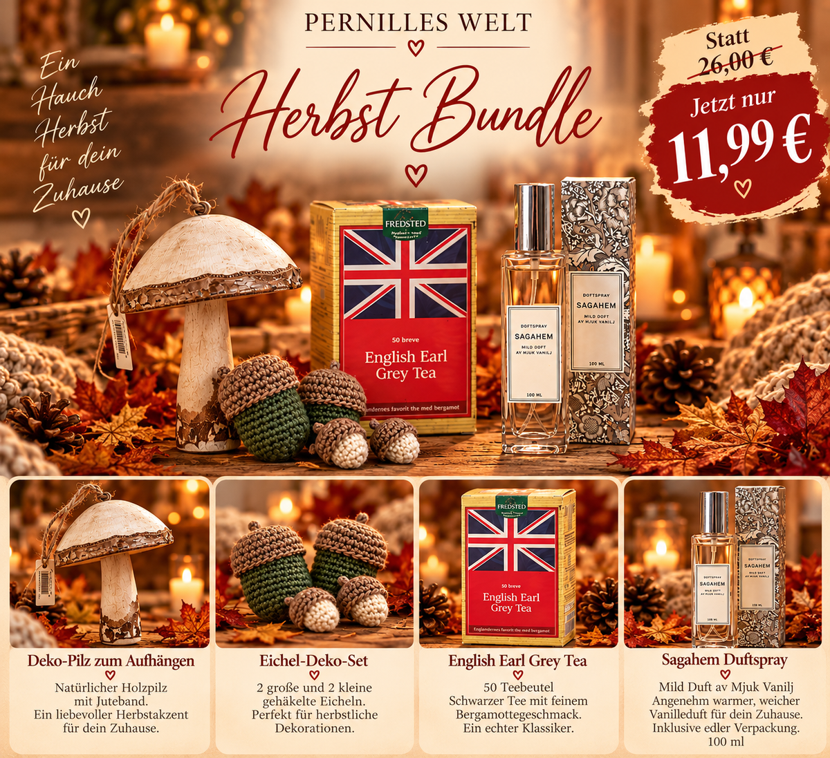 🍂 Herbst Bundle „Autumn Hygge“ – Skandinavischer Herbstzauber
