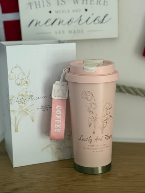 ❤️ Füllbehälter Coffee To Go Becher Edelstahl 200 Gramm Rosa
